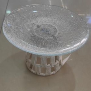 CUI  Assiette en verre 26x26x17 cm