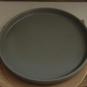 CUI  Assiette en céramique 8", grise