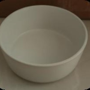 CUI  Assiette en céramique 6", blanche