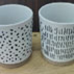 CUI tasse en céramique 380 ml, 2 couleurs assorties