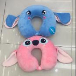 VOY coussin de voyage pour enfants, rose, bleu