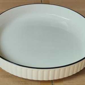 CUI 10"25.5x5cm assiette en céramique
