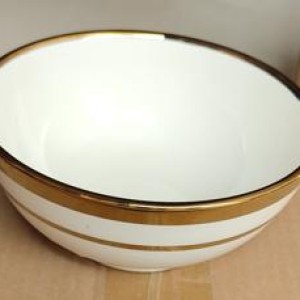 CUI 6"15x7cm bol en céramique avec dorure