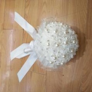 ACC bouquet de mariage avec pierre précieuse et perle