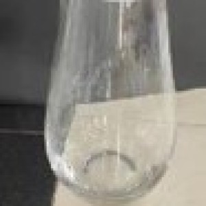 DEC vase en vitre 9x25cm