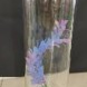 DEC vase en vitre 12x38cm