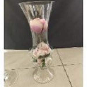 DEC vase en vitre 12.5x35cm