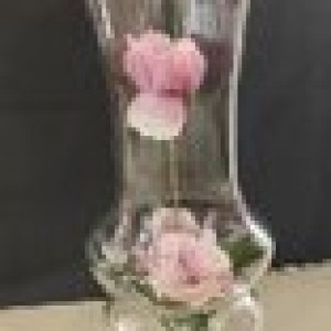 DEC vase en vitre 16x45cm