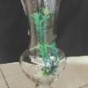 DEC vase en vitre 16x45cm