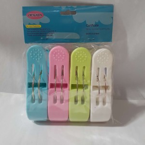 ETE épingle a linge en plastique 4pcs