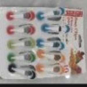 ETE pinces en plastique de couleur pour sac