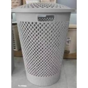 PLA panier en plastique rond avec couvercle 30x30x56cm
