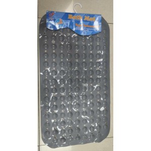 SDB tapis de salle de bain gris 35x65cm