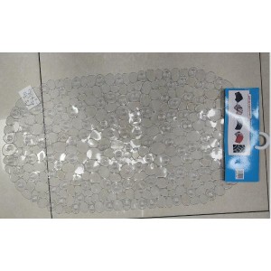 SDB tapis de salle de bain transparent 38x70cm