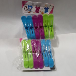 PLA 6 pinces a ligne en couleur