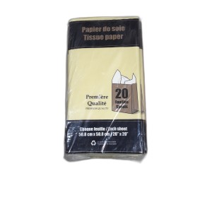 EMB papier de soie creme