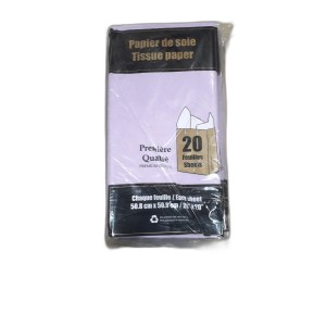 EMB papier de soie parme 20x20