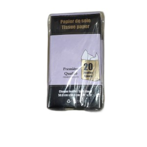 EMB papier de soie lilas 20x20