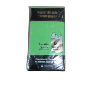 EMB papier de soie néon vert clair 20x20