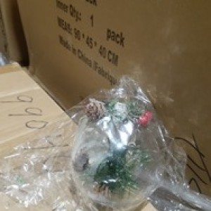 XMS boule de noel 8cm