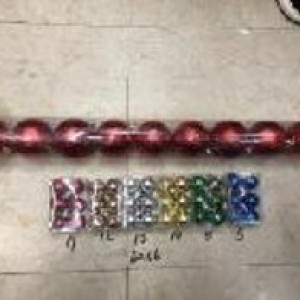 XMS ensemble de boule de noel 7cm paq.9