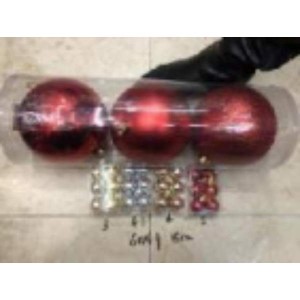 XMS 3 boule de noel 15cm