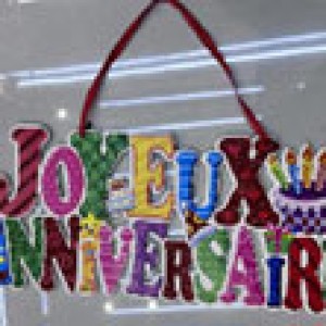 décoration joyeux anniversaire