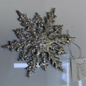 flocons de neige avec paillettes 15cm