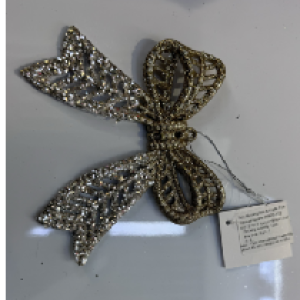 15*12cm noeud avec paillettes