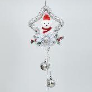 Cloche avec 3 boules – décoration de Noël