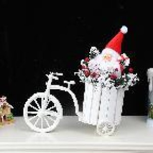 XMS décoration père noël avec vélo
