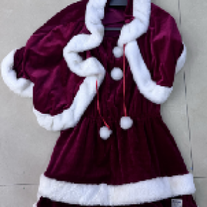 XMS 3pcs vêtements de père noël pour femme