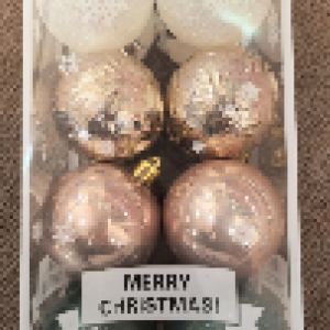 XMS boule de noël 6cm 16pcs/boîte, assr de couleurs