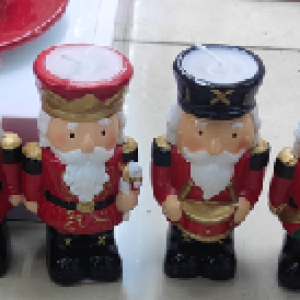 XMS bougie en céramique décoration noël 