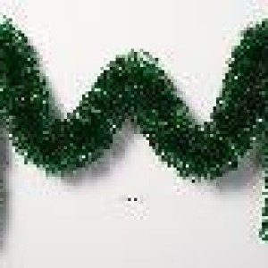 XMS guirlande 10 cm*2 m*5 ply, filament + large, vert laser